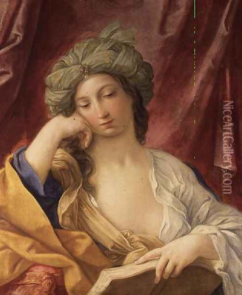 Sibyl, 1640 Oil Painting - Giovanni Andrea Sirani