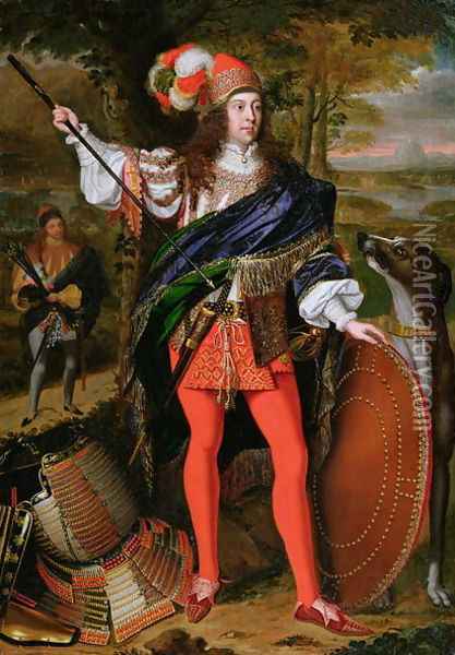 Portrait of Sir Neil O'Neill (1658-90) 1680 Oil Painting - John Michael Wright