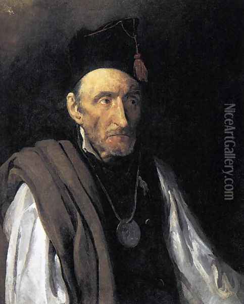 Man with Delusions of Military Command 1819-22 Oil Painting - Theodore Gericault