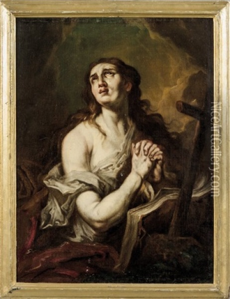 La Maddalena Oil Painting - Giuseppe Antonio Pianca