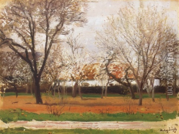 Tavasz (spring) Oil Painting - Laszlo Mednyanszky
