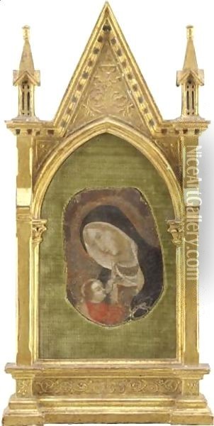 Madonna Col Bambino Oil Painting - Agnolo Gaddi