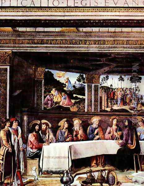 The Last Supper Oil Painting - Cosimo Rosselli