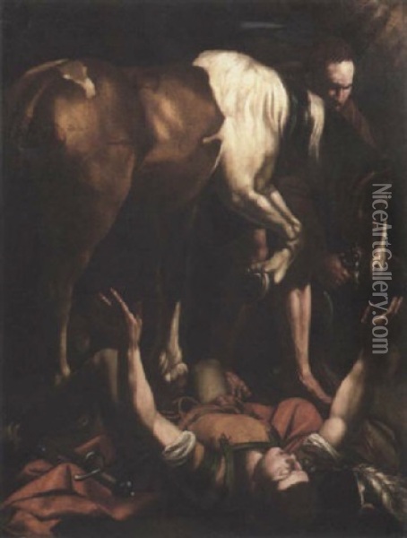 The Conversion Of Saint Paul Oil Painting -  Caravaggio