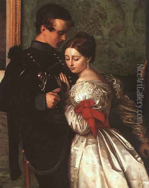 The Black Brunswicker 1860 Oil Painting - Sir John Everett Millais