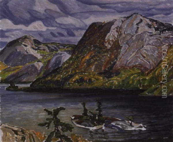 Grace Lake Oil Painting - Franklin Carmichael