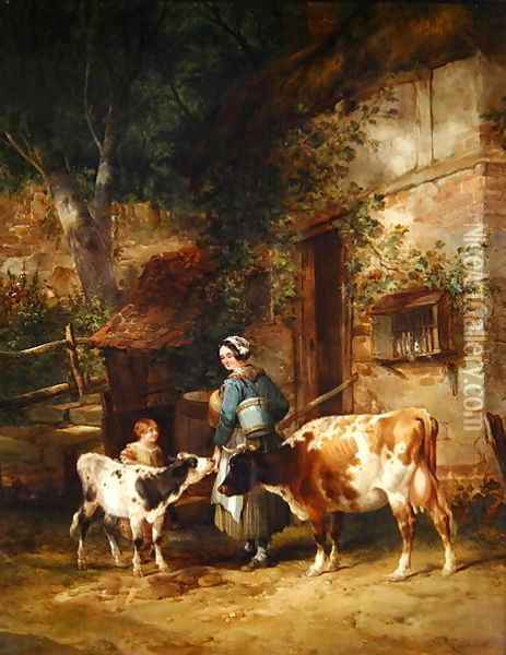 The Milkmaid Oil Painting - William Joseph Shayer