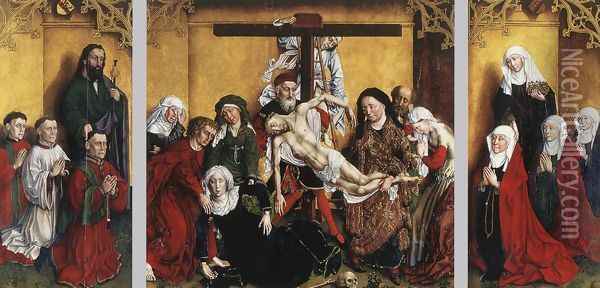 Edelheere Altarpiece 1443 Oil Painting - Flemish Unknown Masters