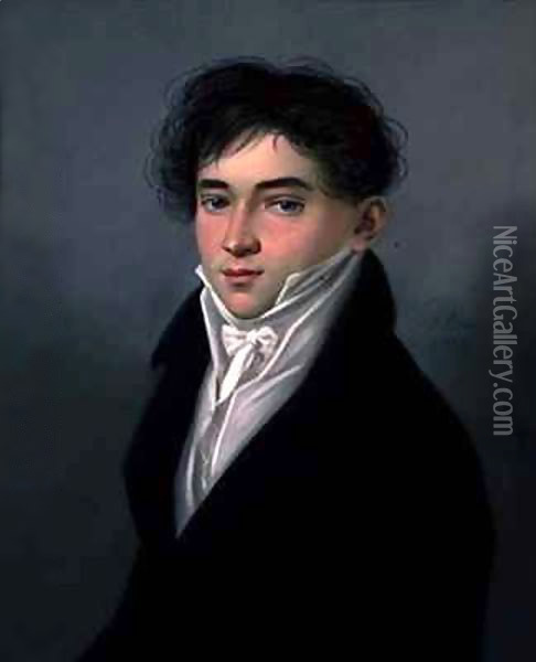 Portrait of Count A. Kisseleff Oil Painting - Karl Wilhelm Bardou