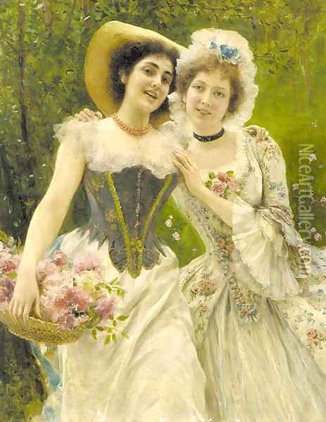 Spring blossoms Oil Painting - Federico Andreotti