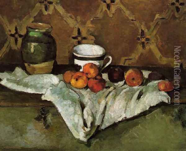 Still Life2 Oil Painting - Paul Cezanne