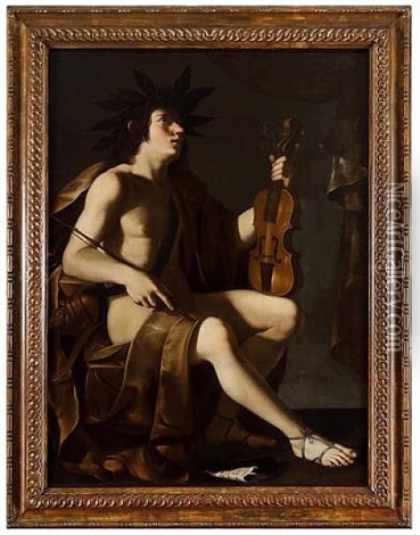 Apollo Or The Allegory Of Music Oil Painting - Tommaso Salini