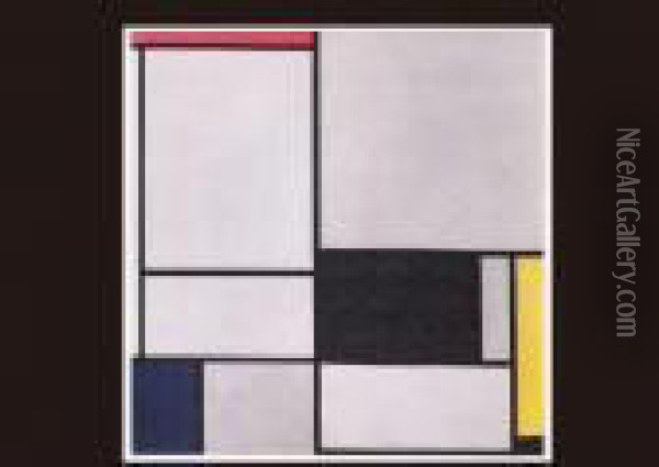 Composition No.2 Oil Painting - Piet Mondrian