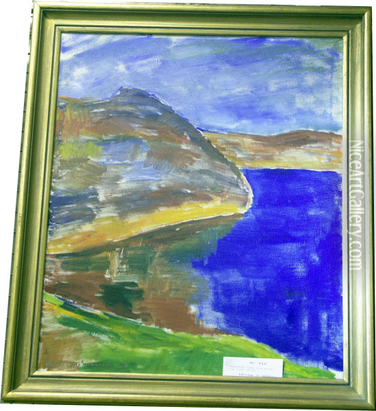 Havsvik. Oil Painting - Folke Andreasson