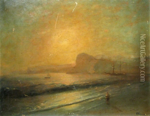 Marine Oil Painting - Eugen (Cean) Voinescu
