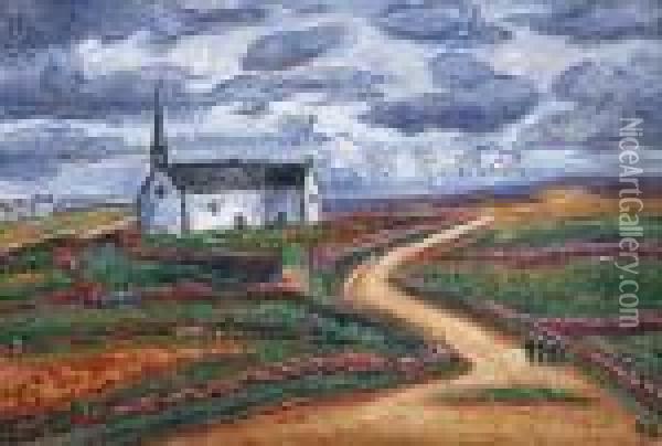 La Chapelle De Partivy Oil Painting - Jean Peske