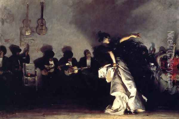 El Jaleo Oil Painting - John Singer Sargent