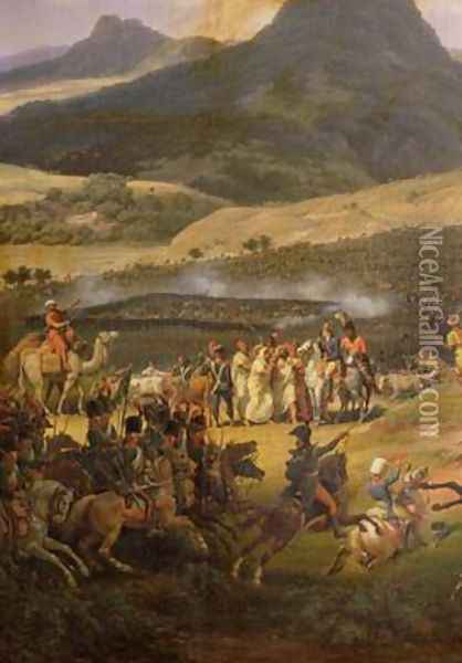 Battle of Mount Thabor 2 Oil Painting - Louis Lejeune