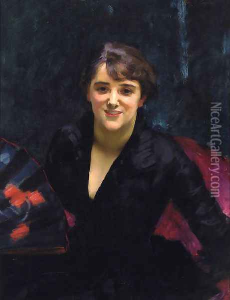 Madame Errazuriz Oil Painting - John Singer Sargent