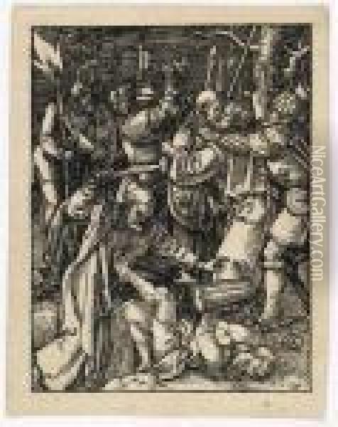 Christ Taken Captive Oil Painting - Albrecht Durer