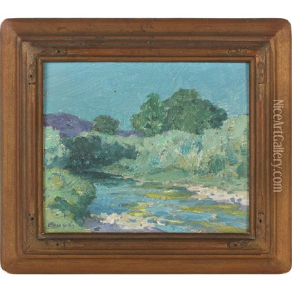 Western Landscape Oil Painting - Eanger Irving Couse