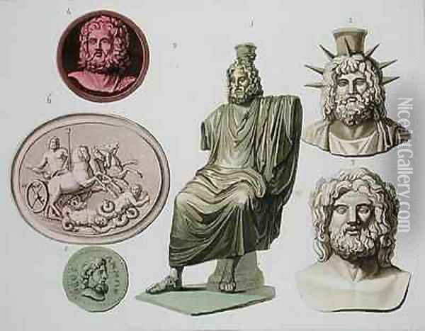 Representations of Zeus, Jupiter or Jove Oil Painting - G. Bramati