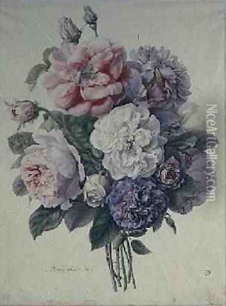 Roses Oil Painting - Marie-Anne