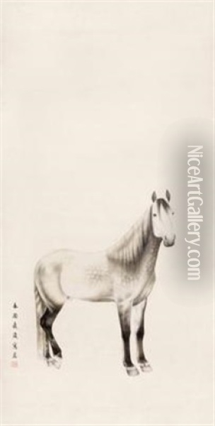 Horse Oil Painting -  Zai Ying