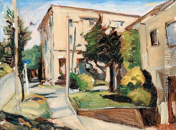 May Street At Linden Oil Painting - James Edward Kelly