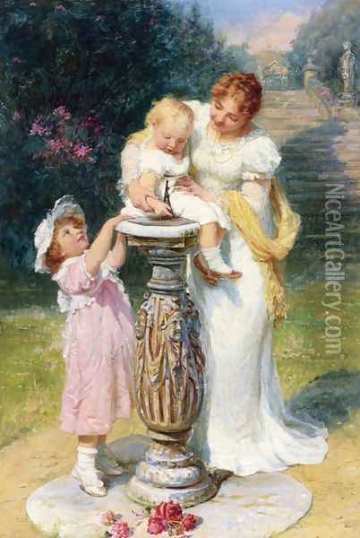 Sunny Hours Oil Painting - Frederick Morgan