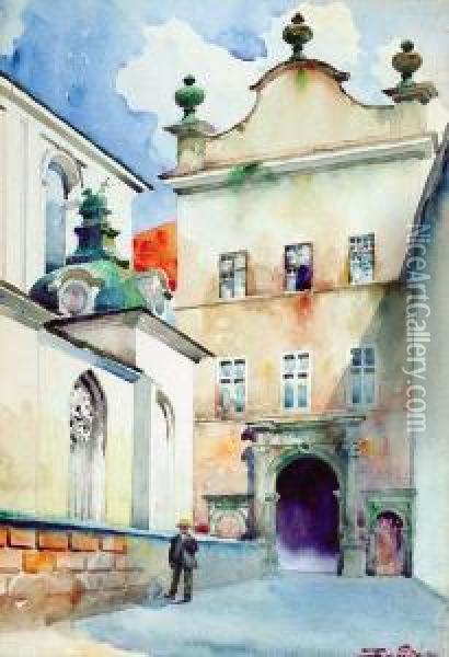 Wawel Oil Painting - Stanislav Tondos