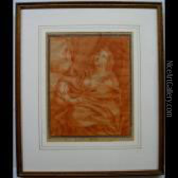 S. Maria Magdalena Oil Painting - Domenico Zampieri (Domenichino)