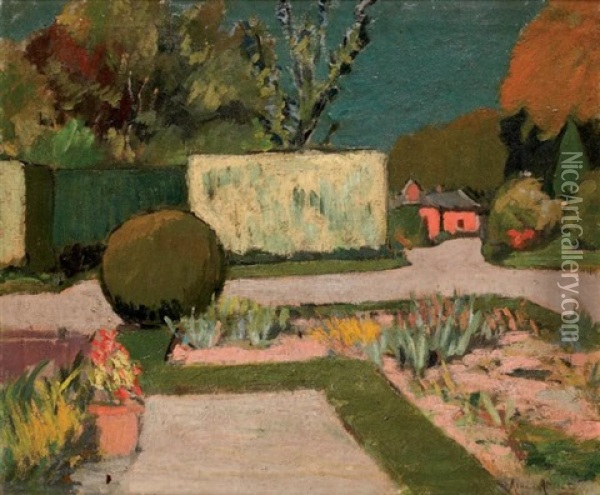 Le Jardin Fleuri Oil Painting - Alexandre Altmann