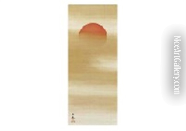 Rising Sun Oil Painting - Keinen Imao