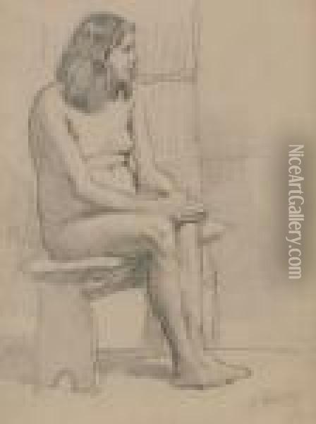 Nudo Di Donna Oil Painting - Ruggero Panerai