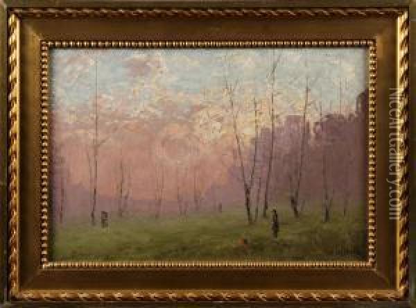 Hyde Park Oil Painting - Wilhelm Hjorth