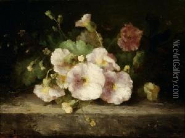 Still Life Of Flowers Oil Painting - Margaretha Roosenboom