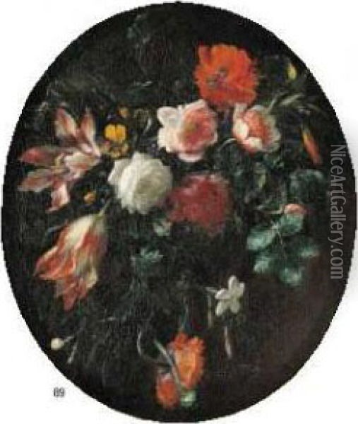 Bouquet Di Fiori Oil Painting - Francesca Vicenzina
