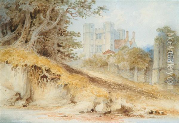 Kenilworth Castle Oil Painting - William Page