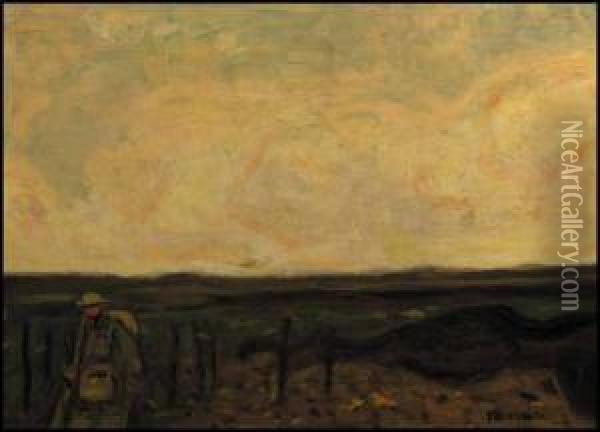 Soldier At The Front Oil Painting - James Wilson Morrice