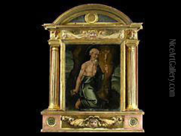 Der Heilige Hieronymus Oil Painting - Giovanni Battista Zelotti
