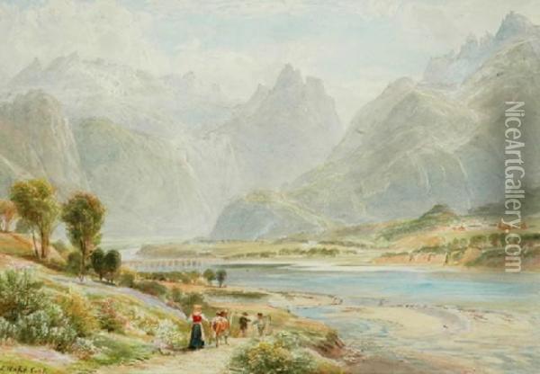 Romsdal, 
Norway Oil Painting - Ebenezer Wake Cook