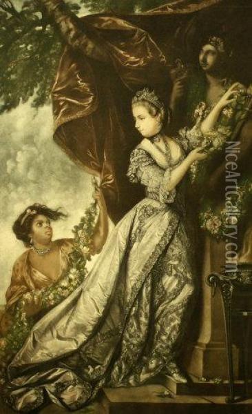 Lady Elizabeth Keppel Oil Painting - Edward Fisher