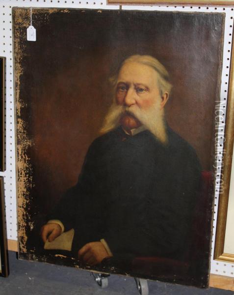 Half Length Portrait Of A Gentleman Oil Painting - John Horsburgh