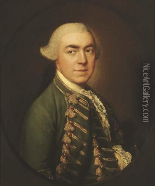 Portrait Of Samuel Foote (1720-1777) Oil Painting - Thomas Gainsborough