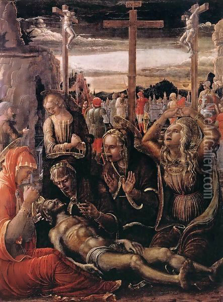 Lamentation of Christ Oil Painting - Jacopo da Montagnana