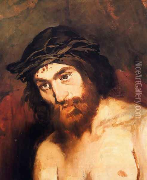 The Head of Christ Oil Painting - Edouard Manet