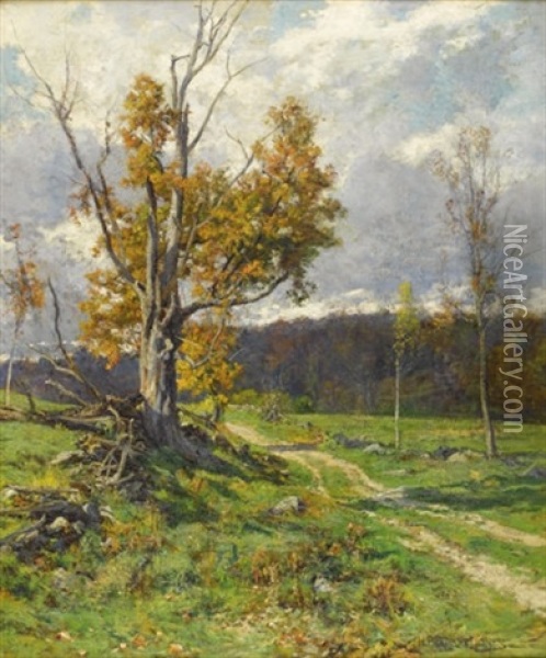 Fall Landscape Oil Painting - Hugh Bolton Jones