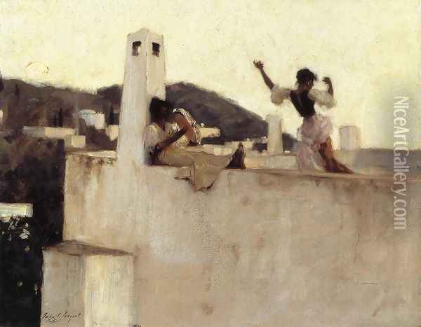 Rosina, Capri Oil Painting - John Singer Sargent
