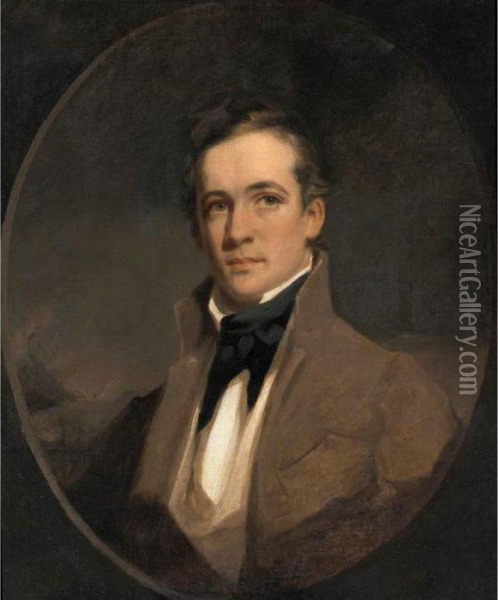 Portrait Of A Man Oil Painting - Thomas Sully